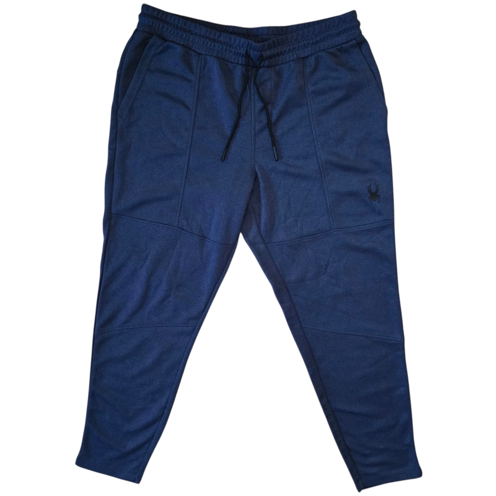 Spyder Active Performance Jogger Pants Mens Size L Blue Drawstring Athletic